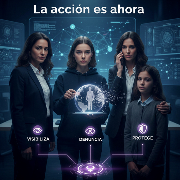 Ilustración 25N acción contra la violencia digital